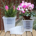 Orchid Pot Manufacturer - OEM/ODM Custom PP Plastic Root Control Clear
