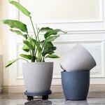 Flower Pot Manufacturer - OEM/ODM Custom Frosted Stone European Resin