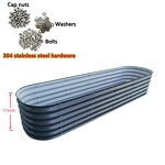 Raised Garden Bed Manufacturer - OEM/ODM Custom Galvanized Oval Planter Box