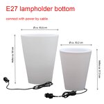 Solar Planter Manufacturer - OEM/ODM Custom Glowing Outdoor Garden LED Pot