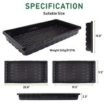 Seed Sprouter Tray Manufacturer - OEM/ODM Custom 1020 Plastic Without Hole