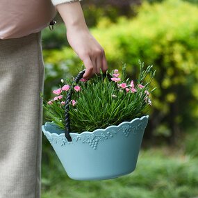Portable Flower Pot Manufacturer - OEM/ODM Custom Outdoor Creativity PP Basket