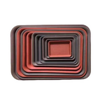 Seedling Flower Pot Manufacturer - OEM/ODM Custom Black Square Plastic Thickened