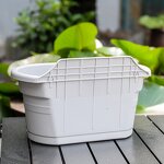 Wall Hanging Flowerpot Manufacturer - OEM/ODM Custom PP Resin Railing Basin