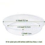 Plant Saucer Manufacturer - OEM/ODM Custom 6.18 Inch Plastic Flower Pot