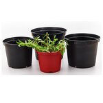 Gallon Flower Pot Manufacturer - OEM/ODM Custom 1 Gallon Black Plastic Plant