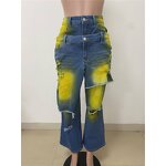 Spraying Jeans Manufacturer - OEM/ODM Custom Stretch Vintage Y2k Straight