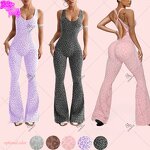 One Piece Sportswear Manufacturer - OEM/ODM Custom Logo Long Pant Flare Backless