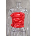 Tube Top Manufacturer - OEM/ODM Custom Sexy 3D Love Heart PU Leather