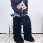 Faux Fur Boots Manufacturer - OEM/ODM Custom Mongolian Thigh Highs Warm