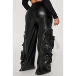 PU Leather Pants Manufacturer - OEM/ODM Custom Loose High Waist Vintage Zipper