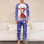 Family Pajamas Set Manufacturer - OEM/ODM Custom Christmas Elk Print Matching