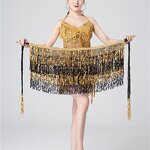 Belly Dance Scarf Manufacturer - OEM/ODM Custom Women Sequin Tassel Hip