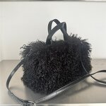 Crossbody Bag Manufacturer - OEM/ODM Custom Winter Zipper Soft Faux Fur Y2k