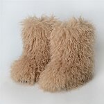 Mongolian Boots Manufacturer - OEM/ODM Custom Trendy Teddy Fur Snow Winter