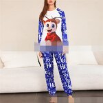 Family Pajamas Set Manufacturer - OEM/ODM Custom Christmas Elk Print Matching