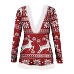 Christmas Romper Manufacturer - OEM/ODM Custom Santa Claus Print Pajamas