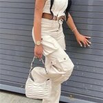 Cargo Pants Manufacturer - OEM/ODM Custom Pocket Patchwork Ripped Denim