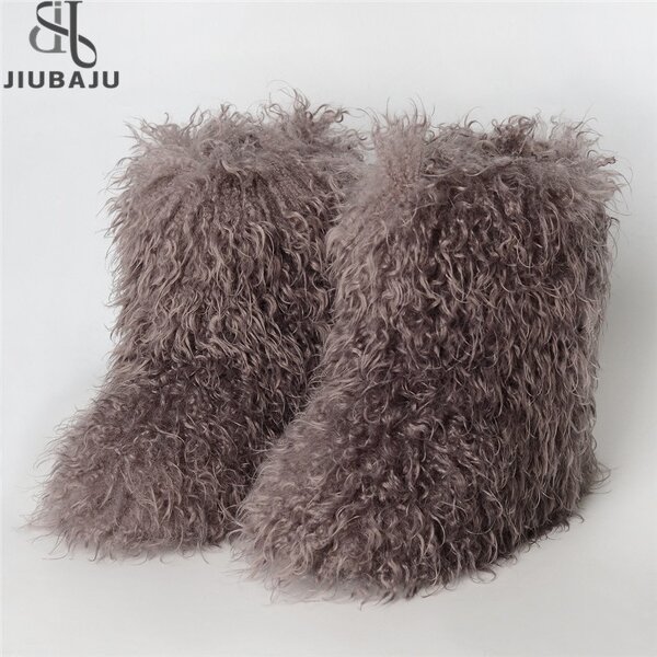 Mongolian Boots Manufacturer - OEM/ODM Custom Trendy Teddy Fur Snow Winter