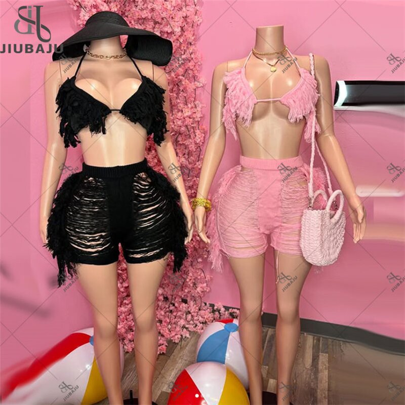 Crochet Swimsuit Manufacturer - OEM/ODM Custom Women Fringe Tassel Bikini Shorts