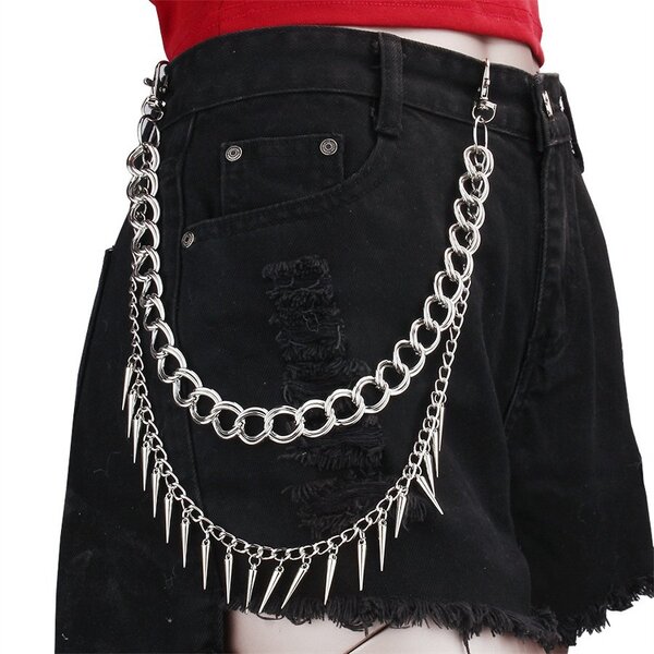 Waist Chain Manufacturer - OEM/ODM Custom Punk Rock Metal Key Chain Hip-hop