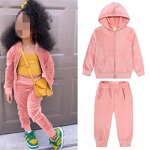 Tracksuit Set Manufacturer - OEM/ODM Custom 2025 Winter Golden Velvet 2 Pcs
