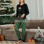 Family Pajamas Set Manufacturer - OEM/ODM Custom Merry Christmas Cartoon Print