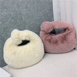 Fur Bag Manufacturer - OEM/ODM Custom Luxury Warm Plush Wrist Bags Ladies