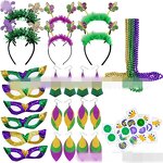 Mardi Gras Accessories Manufacturer - OEM/ODM Custom Beads Necklace Feather Boa