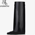 Knee Boots Manufacturer - OEM/ODM Custom Thick Sole Wedge Heel Winter Furry