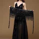 Belly Dance Scarf Manufacturer - OEM/ODM Custom Women Sequin Tassel Hip