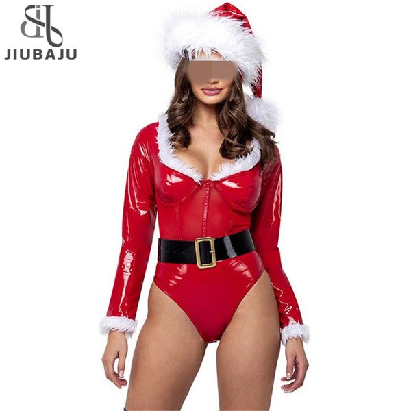 Catsuit Manufacturer - OEM/ODM Custom Sexy Lacquer Leather Bodysuit Holiday