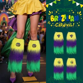 Leg Warmers Manufacturer - OEM/ODM Custom Carnival Faux Fur Furry Boot Cuffs
