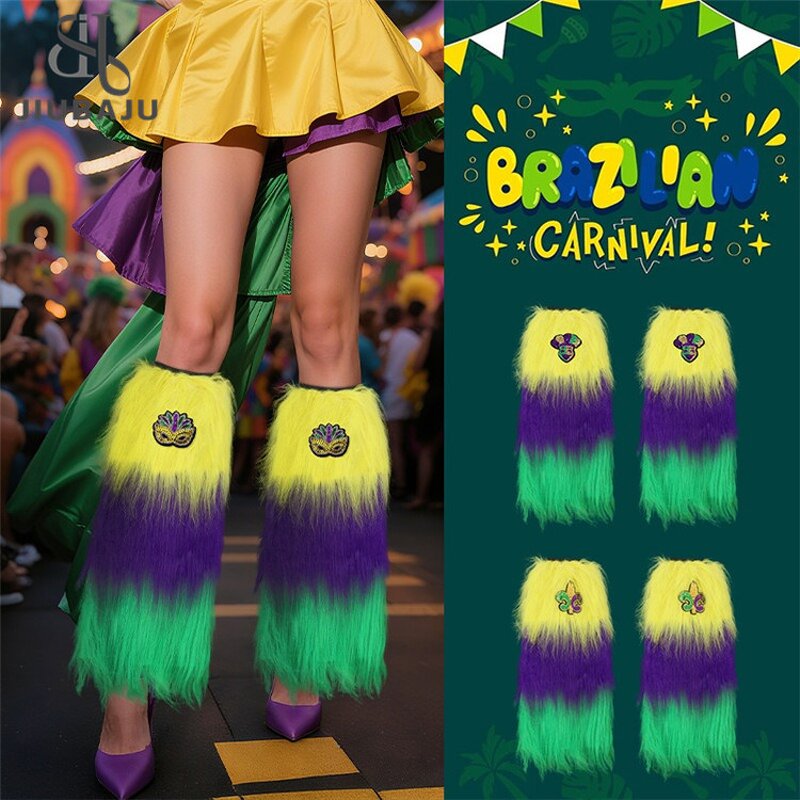 Leg Warmers Manufacturer - OEM/ODM Custom Carnival Faux Fur Furry Boot Cuffs