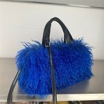 Crossbody Bag Manufacturer - OEM/ODM Custom Winter Zipper Soft Faux Fur Y2k