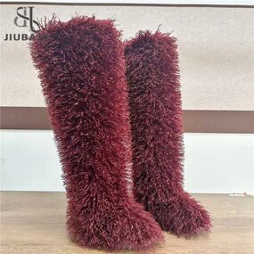Faux Fur Boots Manufacturer - OEM/ODM Custom Mongolian Thigh Highs Warm