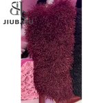 Knee Boots Manufacturer - OEM/ODM Custom Thick Sole Wedge Heel Winter Furry