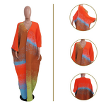 Knit Coat Manufacturer - OEM/ODM Custom Open Stitch Loose Casual Print