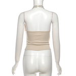 Halter Tank Top Manufacturer - OEM/ODM Custom Sexy Furry Sleeveless Backless