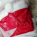 Christmas Dress Manufacturer - OEM/ODM Custom Sexy Red Gothic PU Plush