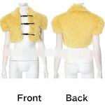 Faux Fur Jacket Manufacturer - OEM/ODM Custom Fluffy Crop Top Turn Down Collar