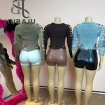 Two Piece Set Manufacturer - OEM/ODM Custom Y2K Letter Print Knit Pullover