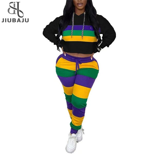 Tracksuit Set Manufacturer - OEM/ODM Custom Mardi Gras Sweatshirt Hoodies