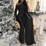 Jumpsuit Manufacturer - OEM/ODM Custom Elegant Party Off Shoulder Romper