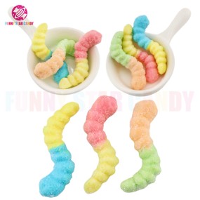 Gummy Candy Factory - Private Label Gummy Worms Curve Sour