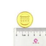 Chocolate Candy Manufacturer - Custom Golden Coins Milk Round