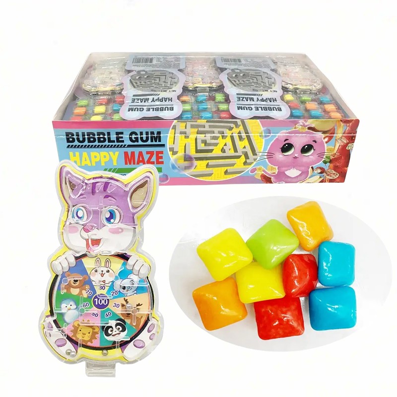Bubble Gum Manufacturer - Mini Cartoon Animal Cat Maze Toy