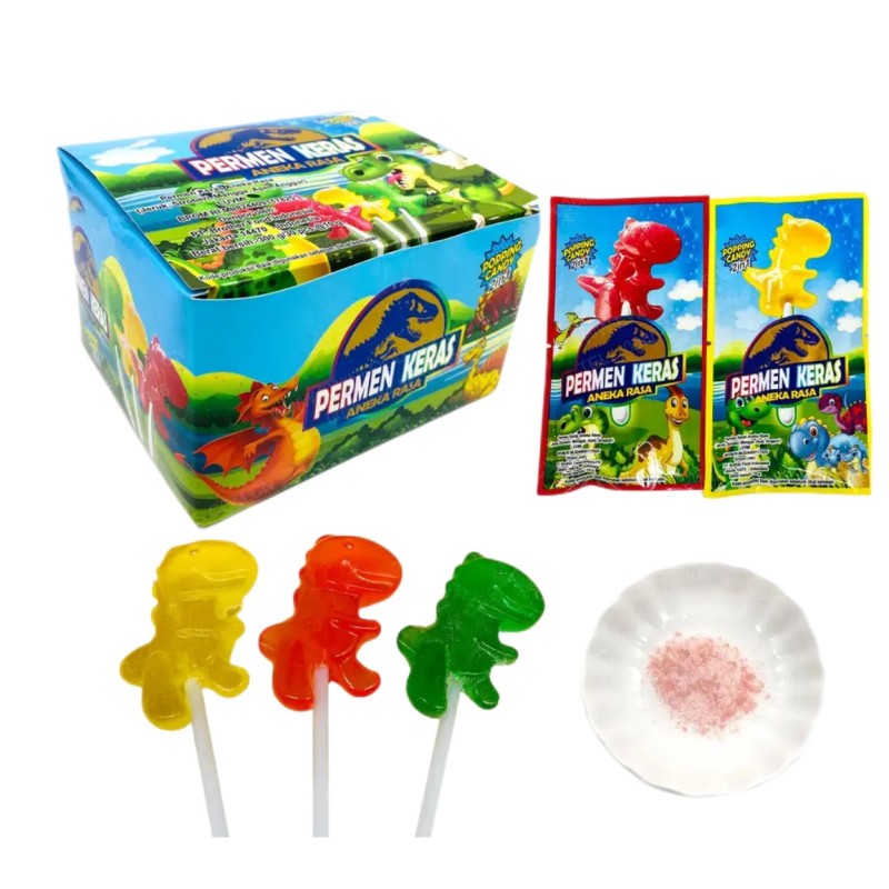 Lollipop Factory - Halal Bulk Dinosaur Shape Popping