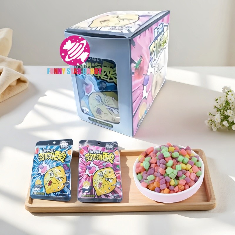 Candy Manufacturer - Halal Box Packing Sour Mini Ball