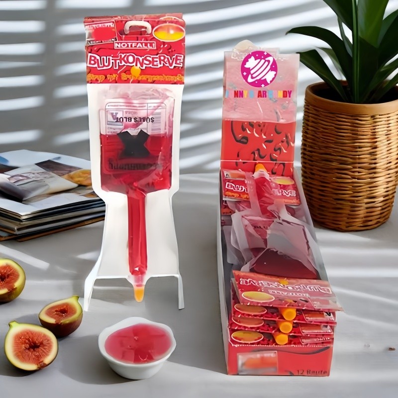 Spray Candy Manufacturer - Vampire Halloween Red Blood Bag